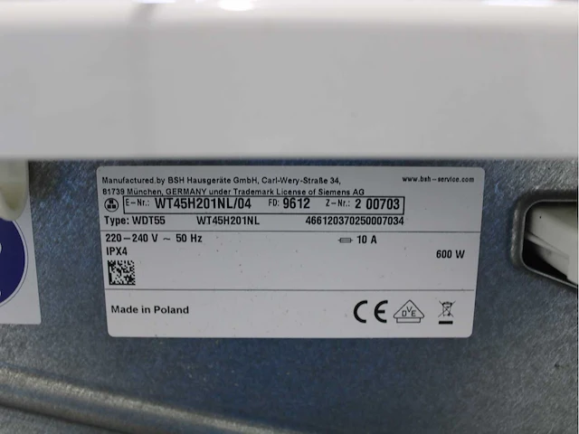 Siemens iq500 isensoric aquastop iqdrive wasmachines & siemens iq300 isensoric wasdrogers - afbeelding 7 van  7