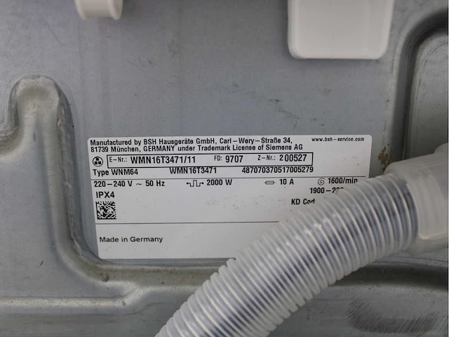 Siemens iq500 isensoric aquastop iqdrive wasmachines & siemens iq500 isensoric a+++ wasdrogers - afbeelding 5 van  8