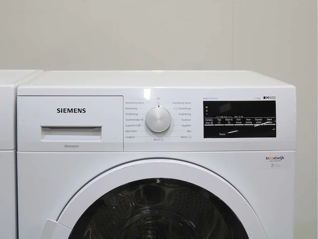 Siemens iq500 isensoric aquastop iqdrive wasmachines & siemens iq500 isensoric bestcollection wasdrogers - afbeelding 6 van  8