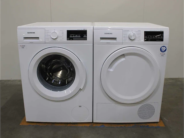 Siemens iq500 isensoric aquastop iqdrive wasmachines & siemens iq500 isensoric selfcleaning condenser a+++ wasdrogers - afbeelding 1 van  8