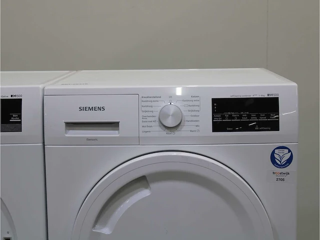 Siemens iq500 isensoric aquastop iqdrive wasmachines & siemens iq500 isensoric selfcleaning condenser a+++ wasdrogers - afbeelding 6 van  8