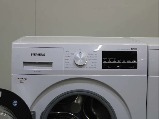 Siemens iq500 isensoric aquastop iqdrive wasmachines & siemens iq500 isensoric selfcleaning condenser wasdrogers - afbeelding 3 van  8