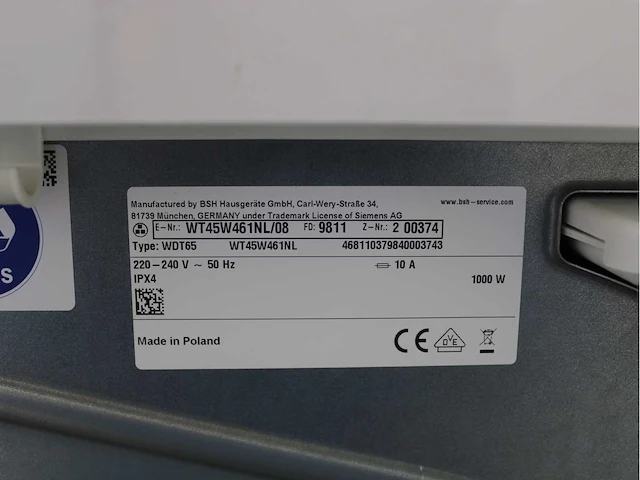 Siemens iq500 isensoric aquastop iqdrive wasmachines & siemens iq500 isensoric selfcleaning condenser wasdrogers - afbeelding 8 van  8