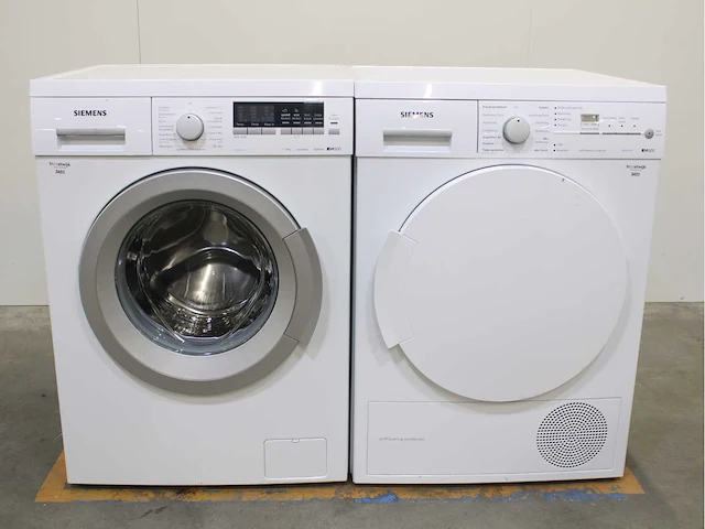 Siemens iq500 isensoric aquastop iqdrive wasmachines & siemens iq500 isensoric selfcleaning condenser wasdrogers - afbeelding 1 van  8