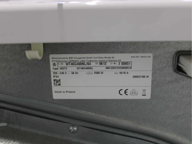 Siemens iq500 isensoric aquastop iqdrive wasmachines & siemens iq500 isensoric wasdrogers - afbeelding 8 van  8