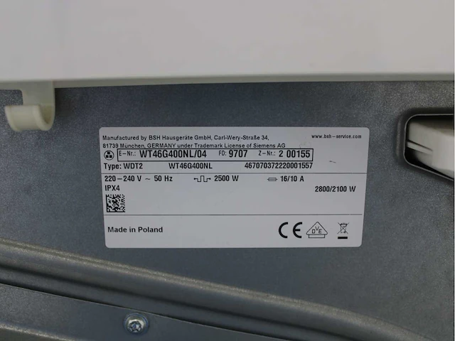 Siemens iq500 isensoric aquastop iqdrive wasmachines & siemens iq500 isensoric wasdrogers - afbeelding 8 van  8