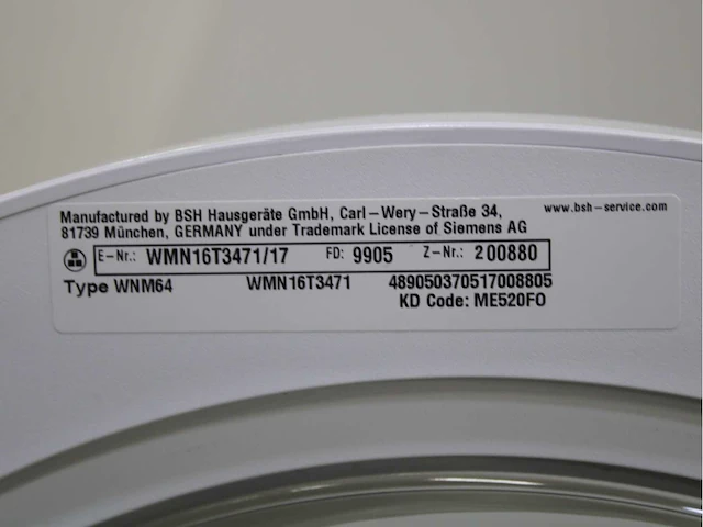 Siemens iq500 isensoric aquastop iqdrive wasmachines - afbeelding 4 van  6