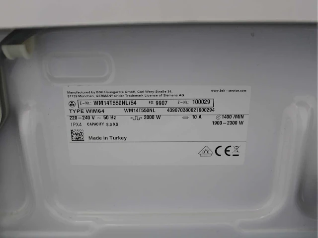 Siemens iq500 isensoric aquastop wasmachine & siemens iq500 isensoric bestcollection selfcleaning condenser wasdroger - afbeelding 5 van  8