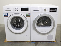 Siemens iq500 isensoric aquastop wasmachine & siemens iq500 isensoric extraklasse wasdroger - afbeelding 1 van  8