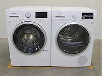 Siemens iq500 isensoric aquastop wasmachine & siemens iq500 isensoric selfcleaning condenser wasdroger