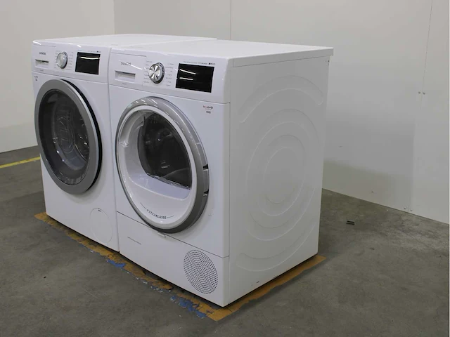 Siemens iq500 isensoric bestcollection aquastop wasmachine & siemens iq500 isensoric selfcleaning condenser extraklasse wasdroger - afbeelding 7 van  8