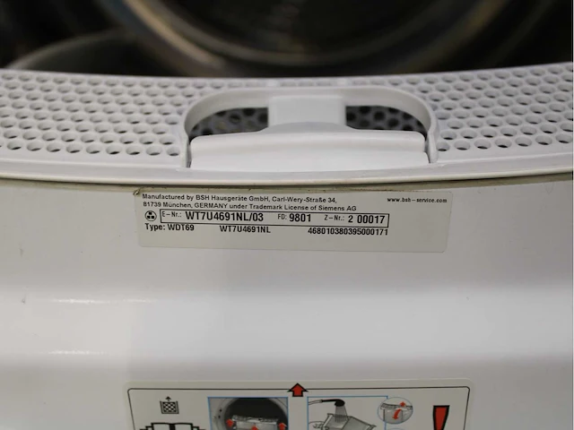 Siemens iq500 isensoric bestcollection aquastop wasmachine & siemens iq500 isensoric selfcleaning condenser extraklasse wasdroger - afbeelding 8 van  8