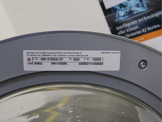 Siemens iq500 isensoric i-dos aquastop iqdrive extraklasse wasmachine & siemens iq500 isensoric selfcleaning condenser extraklasse wasdroger - afbeelding 5 van  8