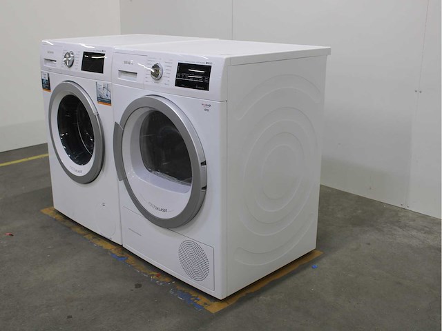 Siemens iq500 isensoric i-dos aquastop iqdrive extraklasse wasmachine & siemens iq500 isensoric selfcleaning condenser extraklasse wasdroger - afbeelding 7 van  8