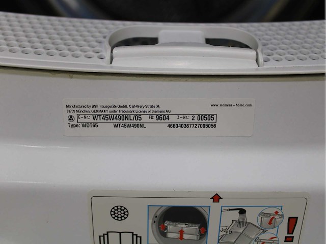 Siemens iq500 isensoric i-dos aquastop iqdrive extraklasse wasmachine & siemens iq500 isensoric selfcleaning condenser extraklasse wasdroger - afbeelding 8 van  8