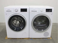 Siemens iq500 isensoric iqdrive aquastop wasmachine & siemens iq300 isensoric wasdroger - afbeelding 1 van  8