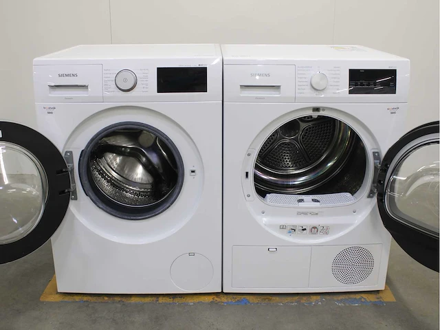 Siemens iq500 isensoric iqdrive aquastop wasmachine & siemens iq300 isensoric wasdroger - afbeelding 2 van  8