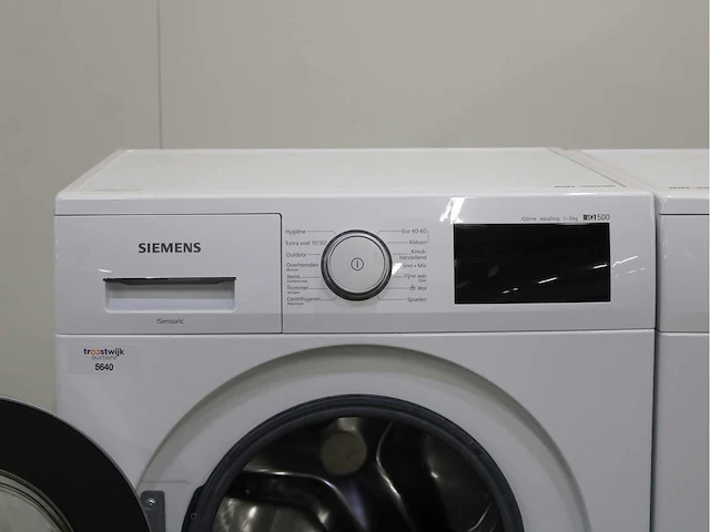 Siemens iq500 isensoric iqdrive aquastop wasmachine & siemens iq300 isensoric wasdroger - afbeelding 3 van  8