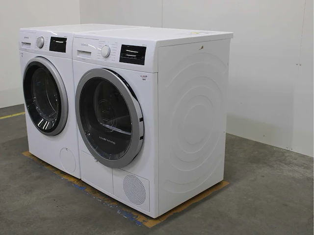 Siemens iq500 isensoric iqdrive aquastop wasmachine & siemens iq300 isensoric wasdroger - afbeelding 7 van  8