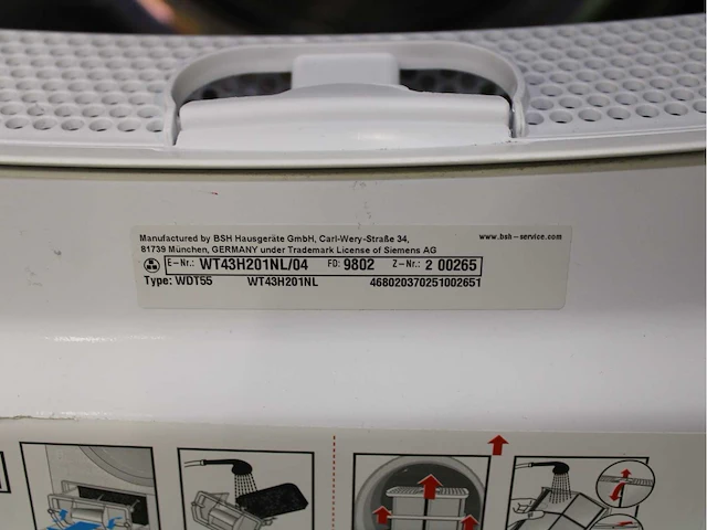 Siemens iq500 isensoric iqdrive aquastop wasmachine & siemens iq300 isensoric wasdroger - afbeelding 8 van  8