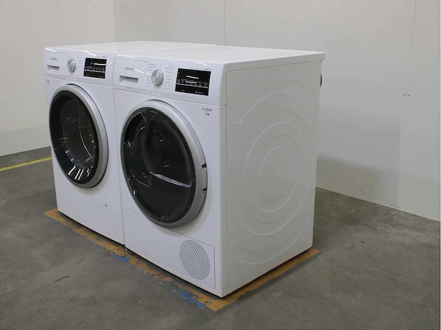 Siemens iq500 isensoric iqdrive aquastop wasmachine & siemens iq500 isensoric selfcleaning condenser wasdroger - afbeelding 7 van  8