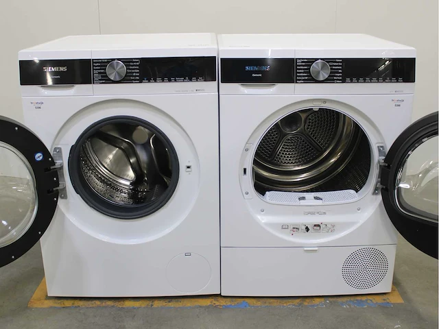 Siemens iq500 isensoric iqdrive aquastop wasmachine & siemens iq500 isensoric wasdroger - afbeelding 2 van  8