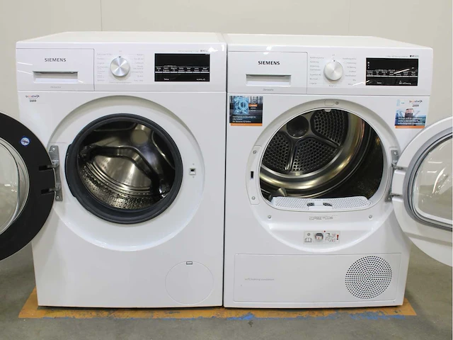 Siemens iq500 isensoric iqdrive aquastop wasmachines & siemens iq500 isensoric selfcleaning condenser wasdrogers - afbeelding 2 van  8