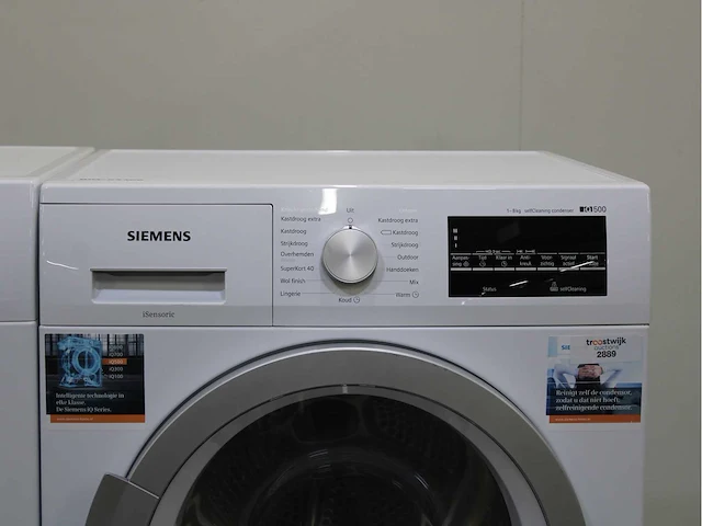 Siemens iq500 isensoric iqdrive aquastop wasmachines & siemens iq500 isensoric selfcleaning condenser wasdrogers - afbeelding 6 van  8