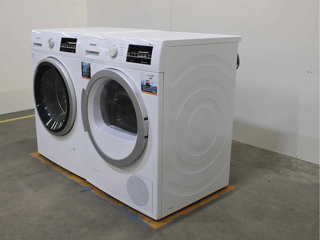 Siemens iq500 isensoric iqdrive aquastop wasmachines & siemens iq500 isensoric selfcleaning condenser wasdrogers - afbeelding 7 van  8