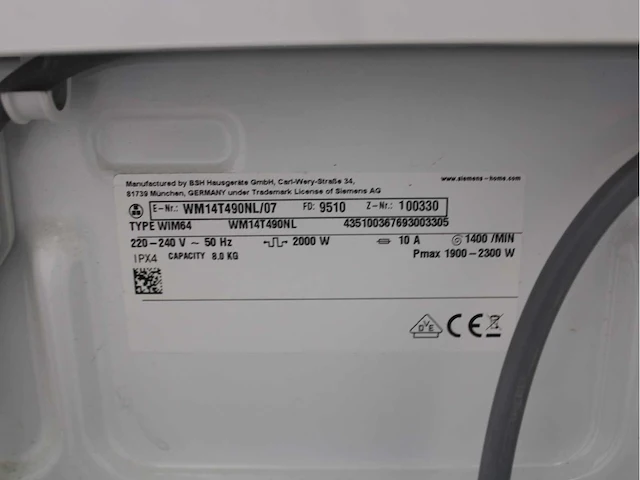 Siemens iq500 isensoric iqdrive extraklasse wasmachine & siemens iq300 isensoric extraklasse wasdroger - afbeelding 5 van  8