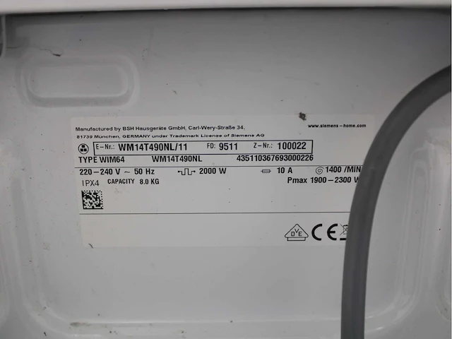 Siemens iq500 isensoric iqdrive extraklasse wasmachine & siemens iq300 isensoric extraklasse wasdroger - afbeelding 5 van  8