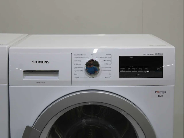 Siemens iq500 isensoric iqdrive extraklasse wasmachine & siemens iq300 isensoric extraklasse wasdroger - afbeelding 6 van  8