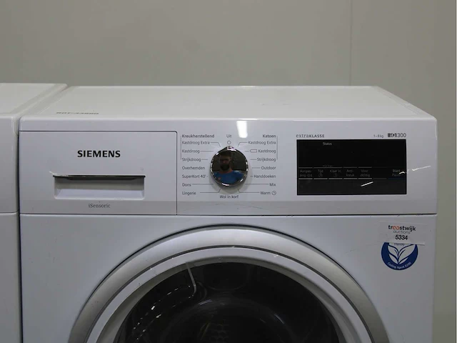 Siemens iq500 isensoric iqdrive extraklasse wasmachine & siemens iq300 isensoric extraklasse wasdroger - afbeelding 6 van  8