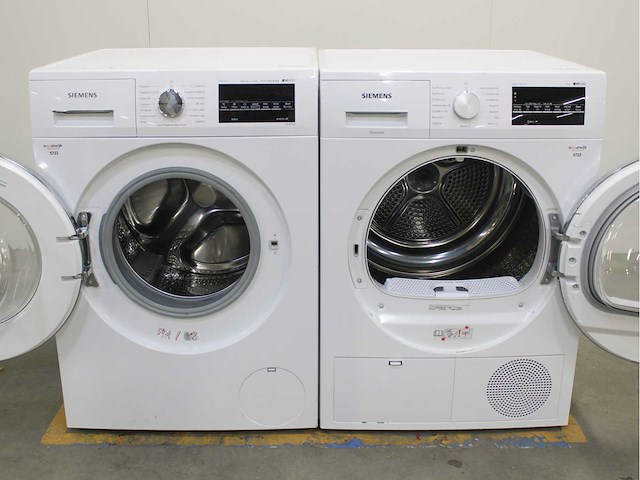 Siemens iq500 isensoric iqdrive extraklasse wasmachine & siemens iq500 isensoric bestcollection wasdroger - afbeelding 2 van  7