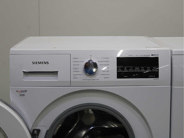 Siemens iq500 isensoric iqdrive extraklasse wasmachine & siemens iq500 isensoric bestcollection wasdroger - afbeelding 3 van  7