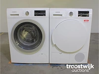 Siemens iq500 isensoric iqdrive extraklasse wasmachine & siemens iq500 isensoric extraklasse droger