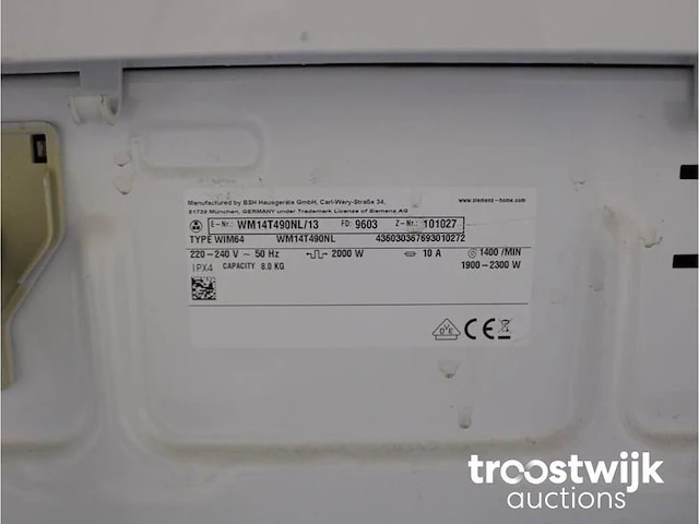 Siemens iq500 isensoric iqdrive extraklasse wasmachine & siemens iq500 isensoric extraklasse droger - afbeelding 5 van  8