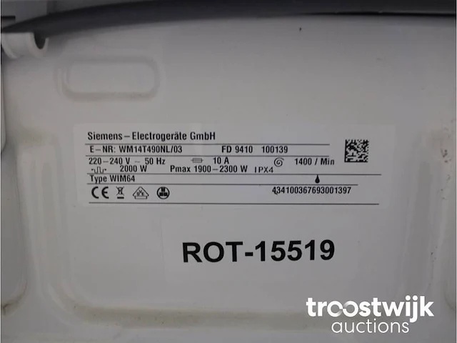 Siemens iq500 isensoric iqdrive extraklasse wasmachine & siemens iq500 isensoric extraklasse droger - afbeelding 5 van  8