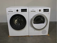 Siemens iq500 isensoric iqdrive extraklasse wasmachine & siemens iq500 isensoric extraklasse wasdroger - afbeelding 1 van  8