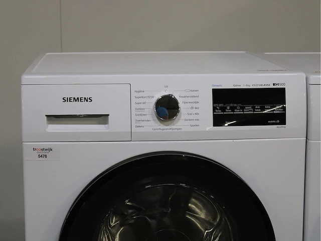 Siemens iq500 isensoric iqdrive extraklasse wasmachine & siemens iq500 isensoric extraklasse wasdroger - afbeelding 3 van  8