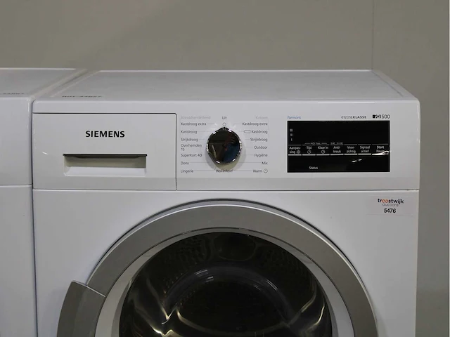 Siemens iq500 isensoric iqdrive extraklasse wasmachine & siemens iq500 isensoric extraklasse wasdroger - afbeelding 4 van  8