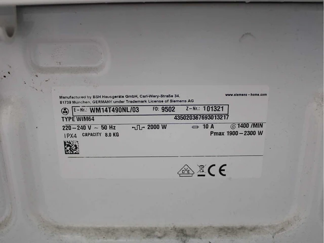 Siemens iq500 isensoric iqdrive extraklasse wasmachine & siemens iq500 isensoric extraklasse wasdroger - afbeelding 5 van  8