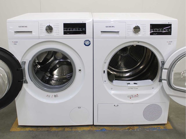 Siemens iq500 isensoric iqdrive extraklasse wasmachine & siemens iq500 isensoric extraklasse wasdroger - afbeelding 2 van  7