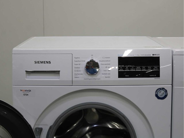 Siemens iq500 isensoric iqdrive extraklasse wasmachine & siemens iq500 isensoric extraklasse wasdroger - afbeelding 3 van  7