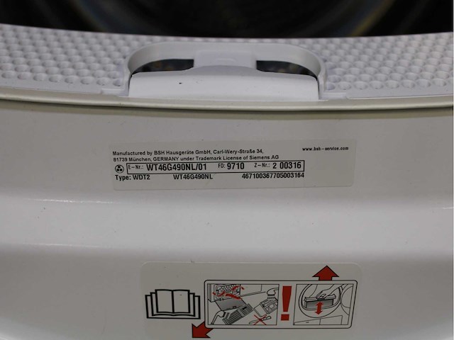 Siemens iq500 isensoric iqdrive extraklasse wasmachine & siemens iq500 isensoric extraklasse wasdroger - afbeelding 8 van  8