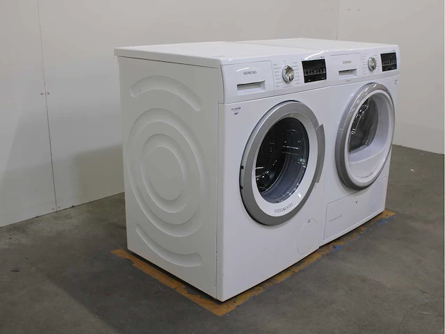 Siemens iq500 isensoric iqdrive extraklasse wasmachine & siemens iq500 isensoric selfcleaning condenser extraklasse wasdroger - afbeelding 4 van  8