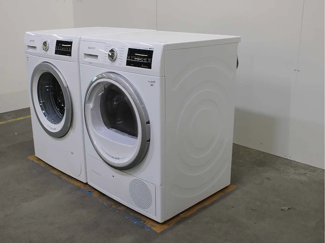 Siemens iq500 isensoric iqdrive extraklasse wasmachine & siemens iq500 isensoric selfcleaning condenser extraklasse wasdroger - afbeelding 7 van  8