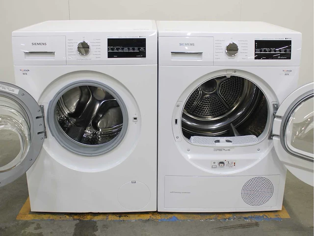 Siemens iq500 isensoric iqdrive extraklasse wasmachine & siemens iq500 isensoric selfcleaning condenser extraklasse wasdroger - afbeelding 2 van  8