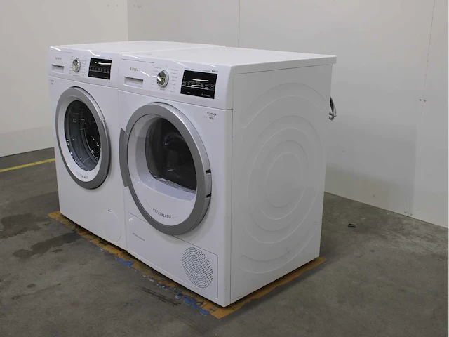 Siemens iq500 isensoric iqdrive extraklasse wasmachine & siemens iq500 isensoric selfcleaning condenser extraklasse wasdroger - afbeelding 7 van  8