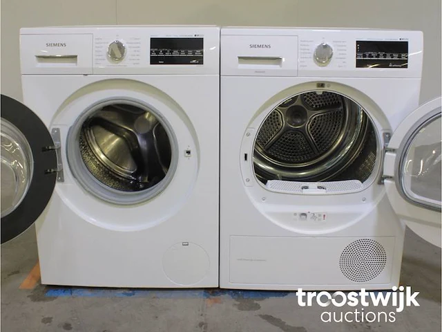 Siemens iq500 isensoric iqdrive extraklasse wasmachine & siemens iq500 isensoric selfcleaning condenser extraklasse droger - afbeelding 2 van  8